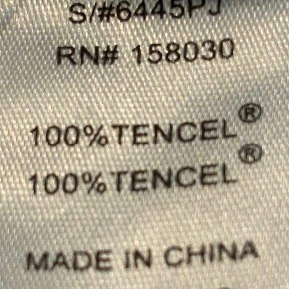 LOVE TREE Light Blue Tencil Wide Leg Ankle Cropped Pants Women’s M - Picture 11 of 12